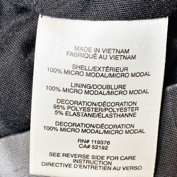 HELMUT LANG Two Tone Asymmetric Jersey Wrap Bodycon Skirt, Size Medium - Picture 6 of 8